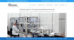 Desktop Screenshot of precisionenvironmentsinc.com